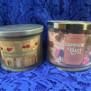 Bath & Body Works Sparkling Champagne & Champagne Toast Candle -